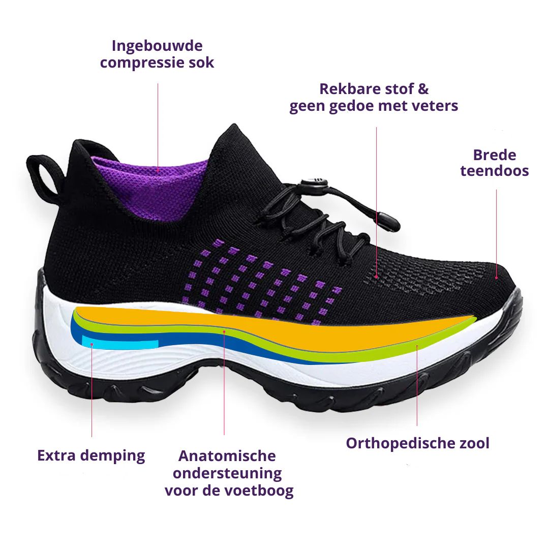 LilacLuxe™ | Comfort-Boosting Pain Relief Sneakers