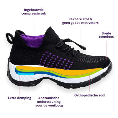 LilacLuxe™ | Comfort-Boosting Pain Relief Sneakers