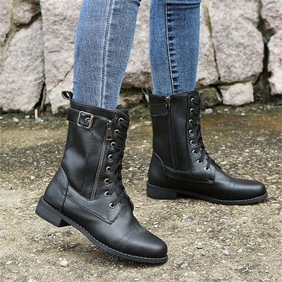 Erica Toe Side Zipper Orthopedic Boots