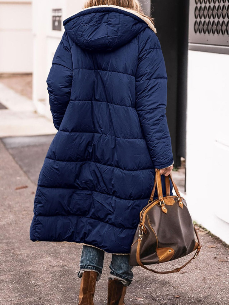 AVERY REVERSIBLE LONGLINE COAT