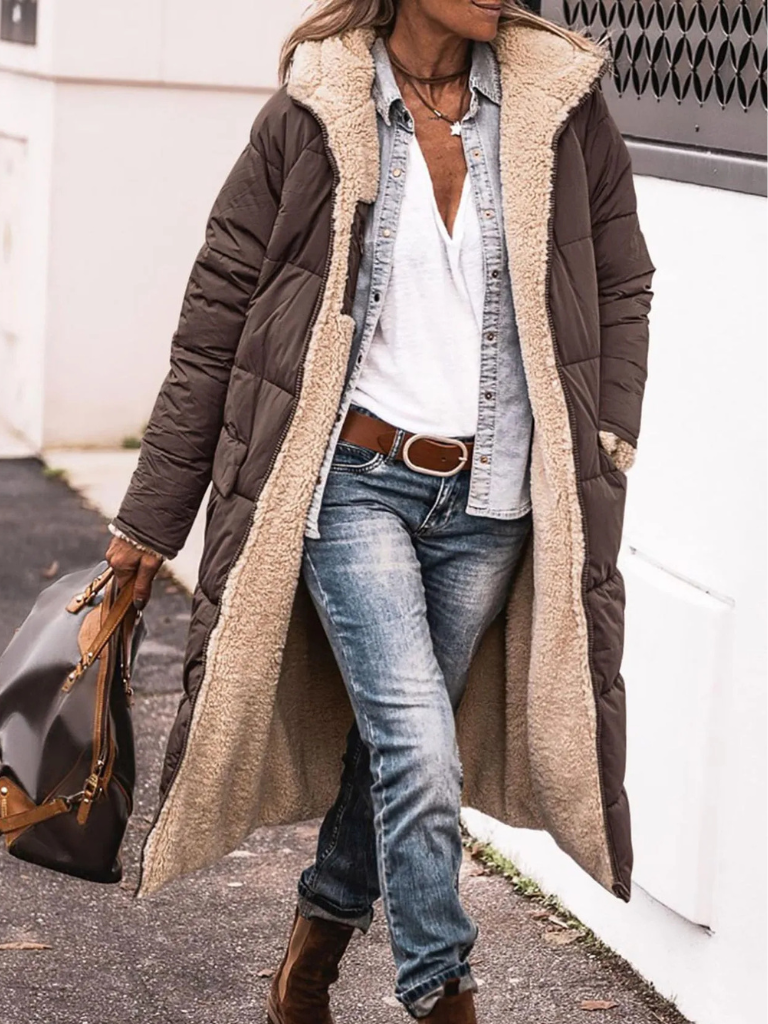 AVERY REVERSIBLE LONG COAT