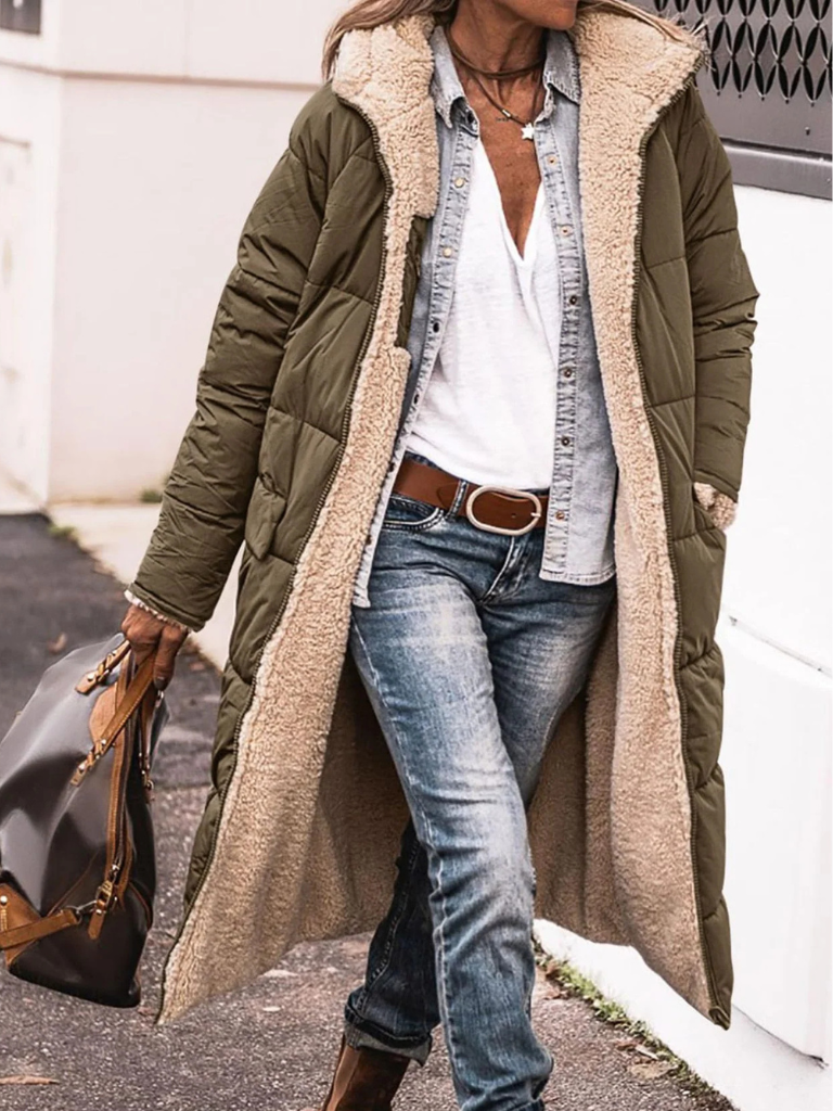 AVERY REVERSIBLE LONG COAT