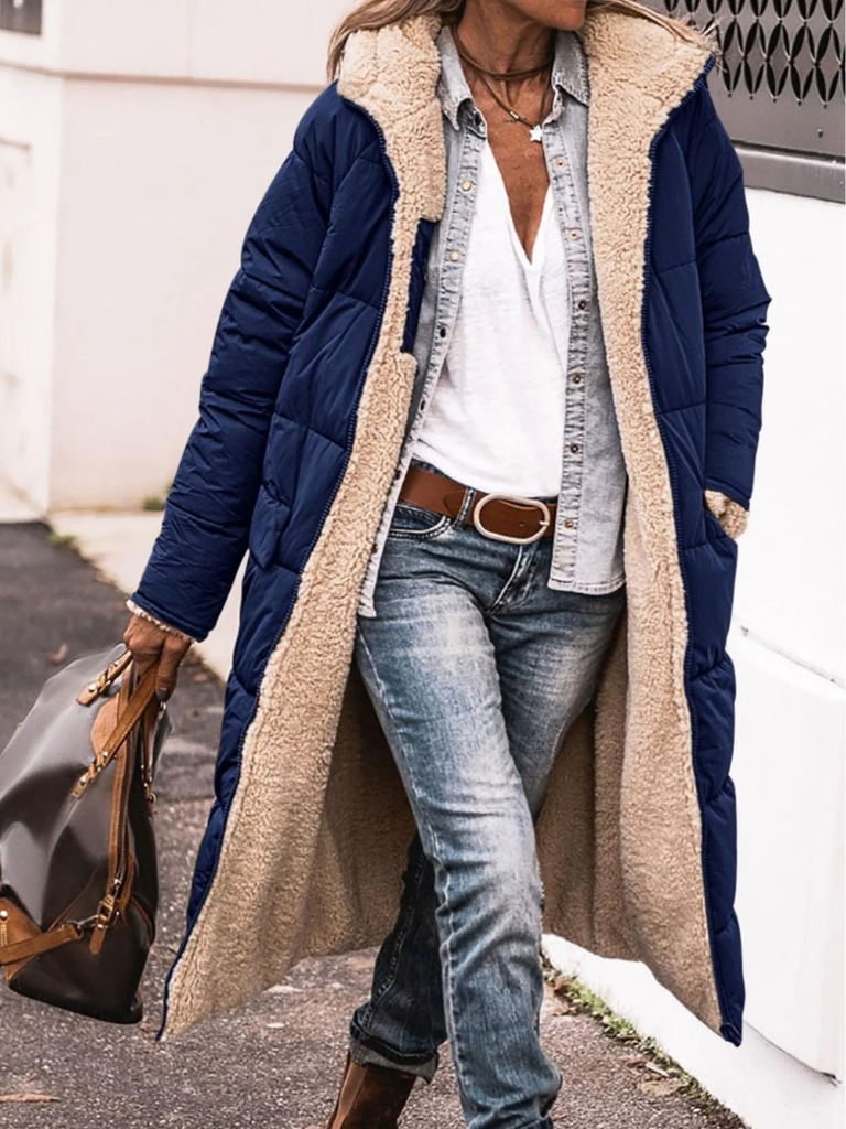 AVERY REVERSIBLE LONG COAT