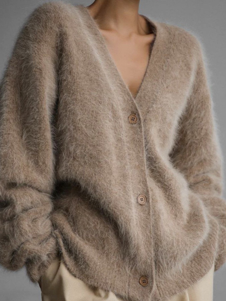 Celeste Plush Fuzzy Cardigan