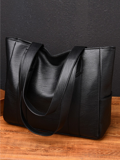 PEGGY STRUCTURED PU TOTE