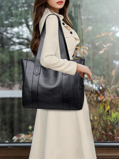 PEGGY ORGANIZED PU TOTE