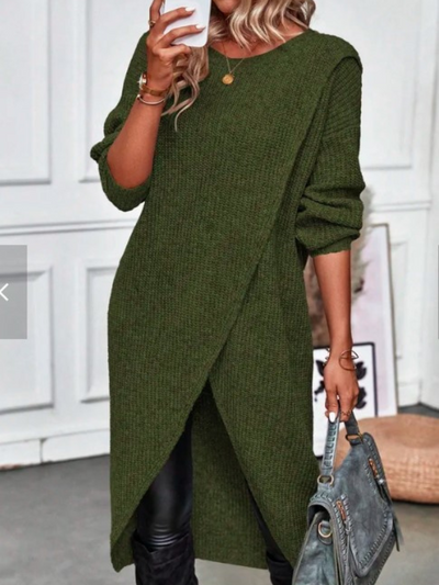 ARIA KNIT WRAP DRESS