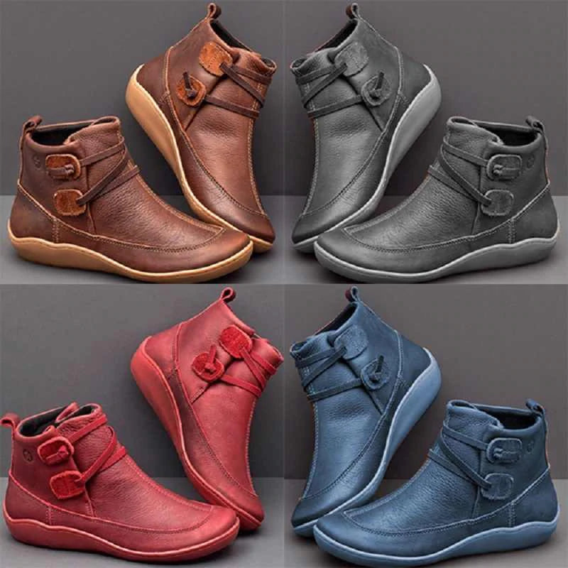Tiana™ | Comfortable Vegan Leather Orthopedic Boots