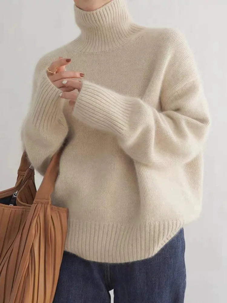 MONIKA | High Neck Cashmere Jumper