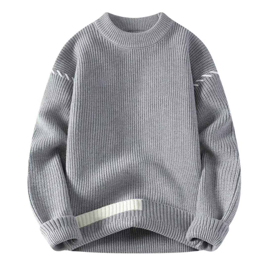 Sweater with a Round Neck