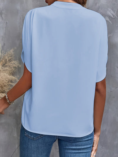 JULITA | Elegant blouse with draping