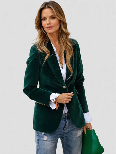 Velvet Blazer in Slim Fit - LUNA Collection