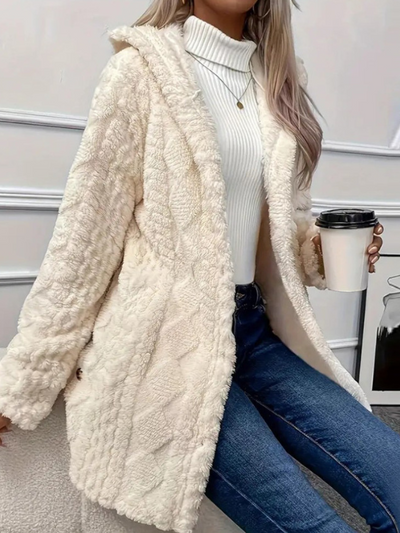 Laura Hooded Cardigan Coat