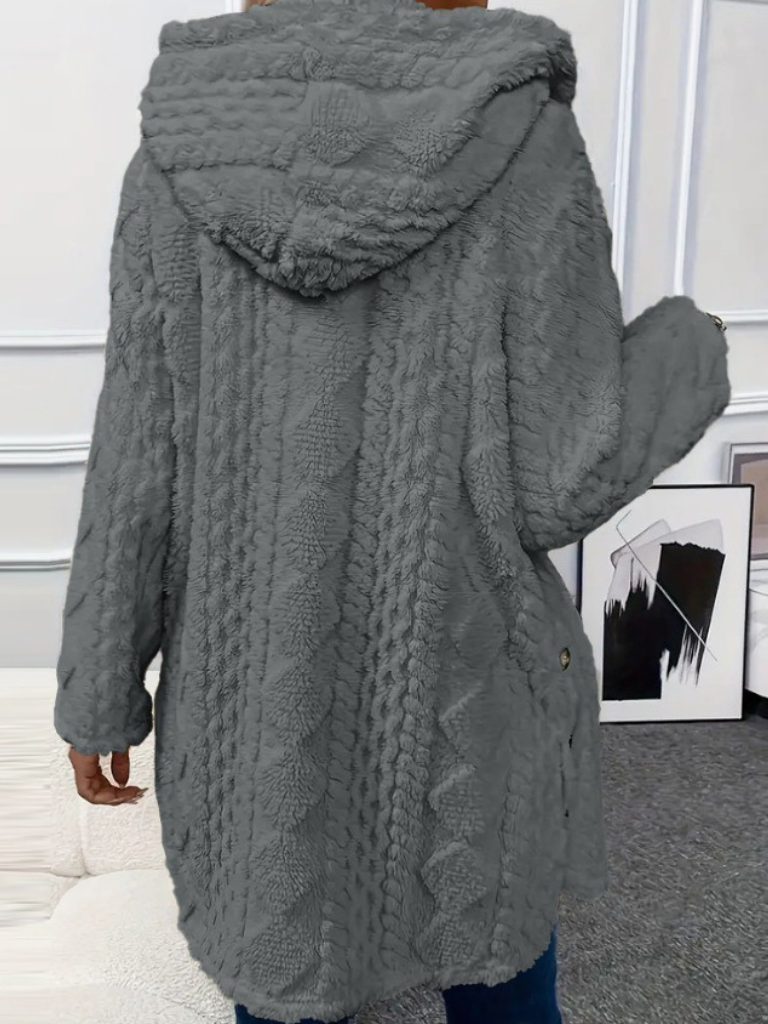 Laura Hooded Cardigan Coat