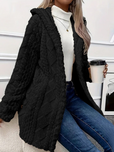 Laura Hooded Cardigan Coat