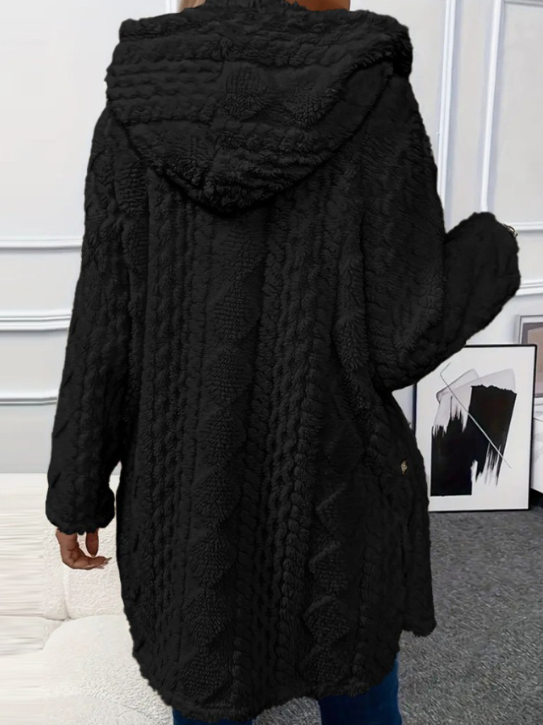 Laura Hooded Cardigan Coat