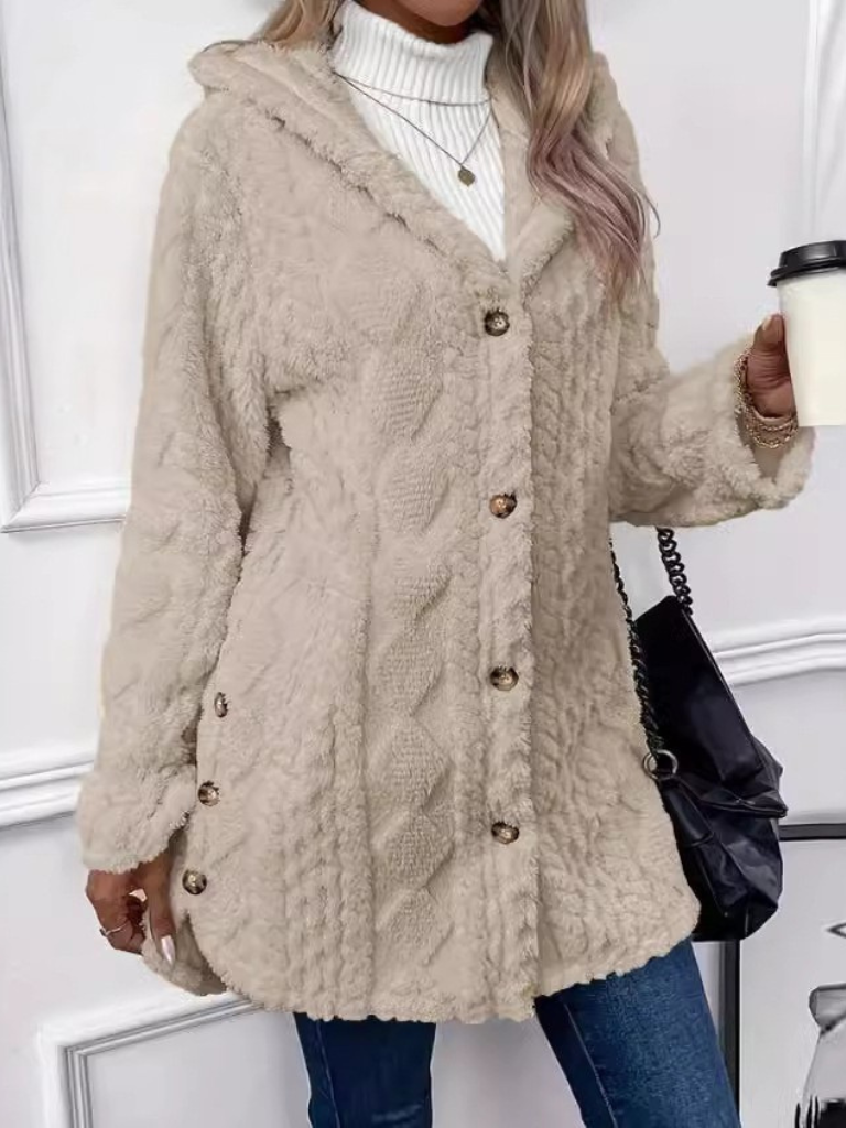 Laura Hooded Cardigan Coat