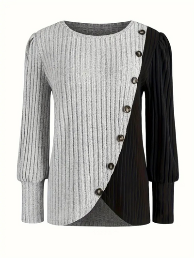 KAIA LONGSLEEVE CASUAL KNIT TOP