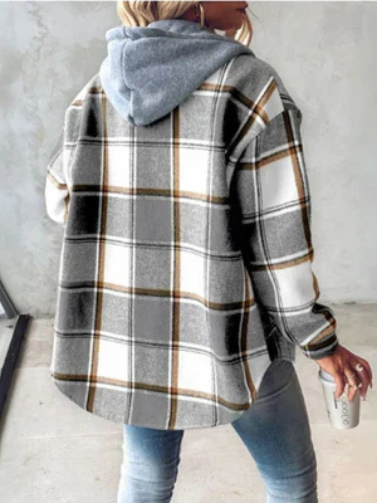 Camden Plaid Hooded Jacket
