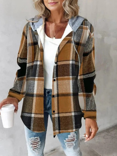 Camden Plaid Hooded Jacket