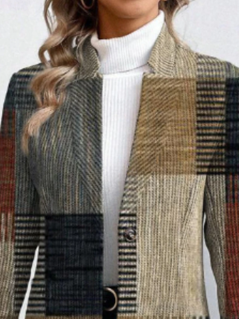 Plaid Maple Coat