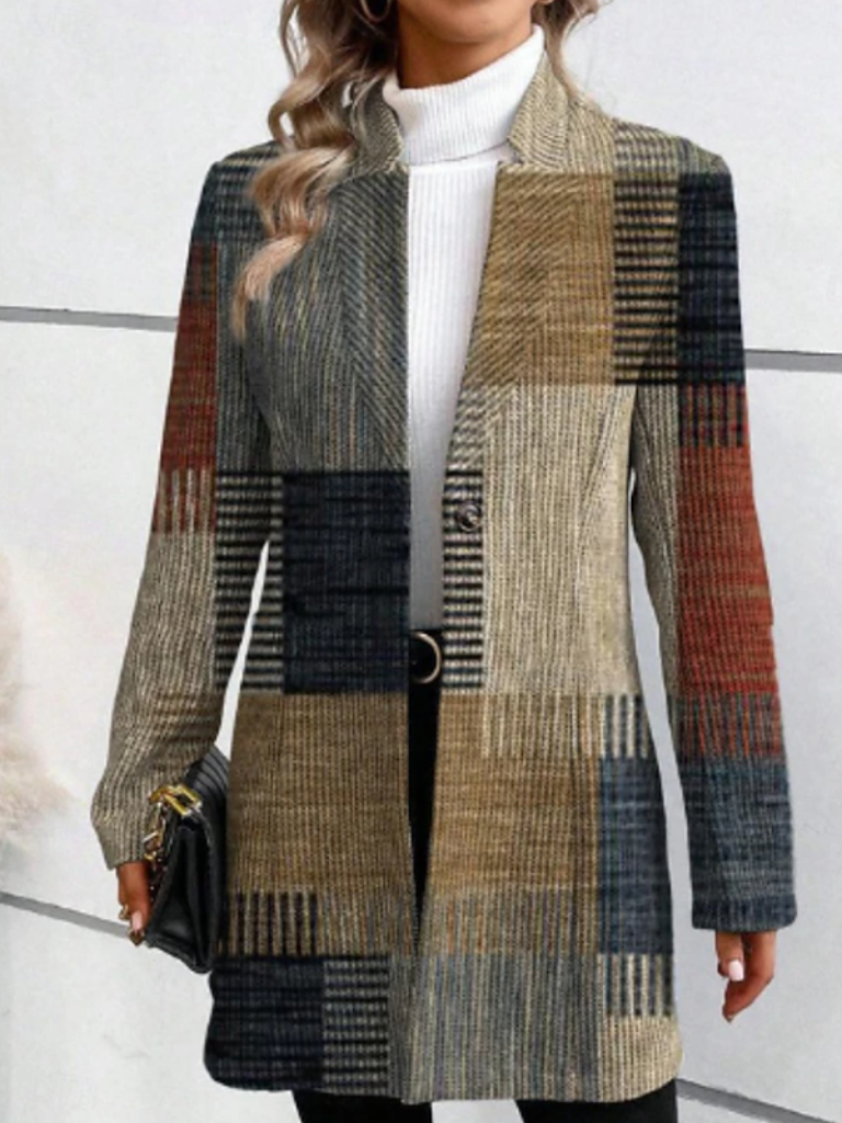 Plaid Maple Coat