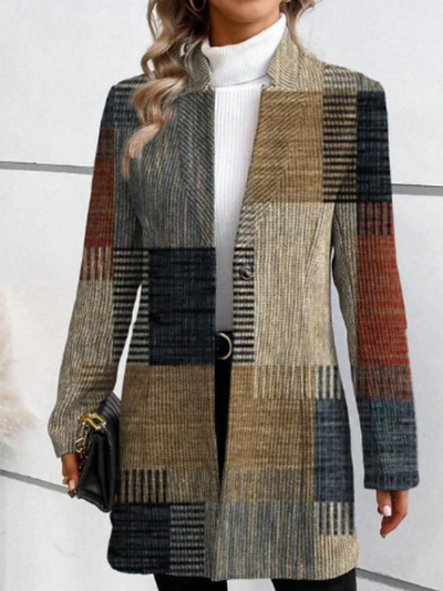 Plaid Maple Coat