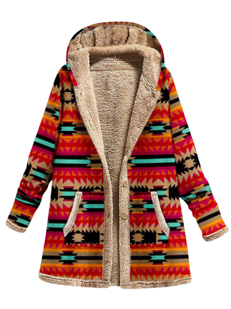 Cozy Printed AURORA Coat
