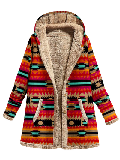 Cozy Printed AURORA Coat