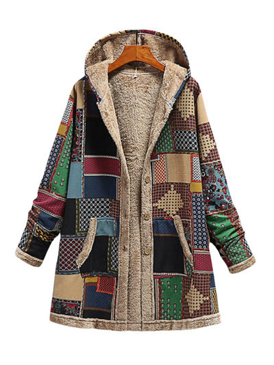 Cozy Printed AURORA Coat