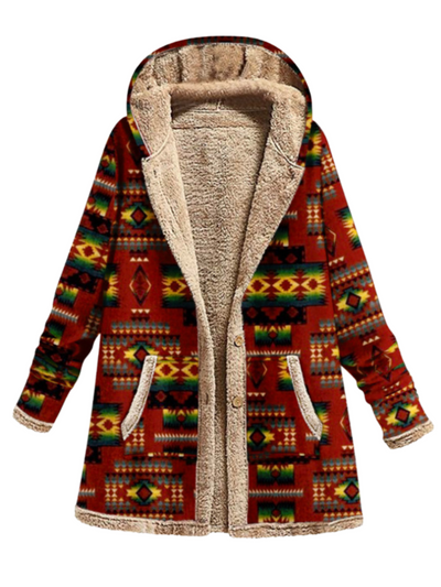 Cozy Printed AURORA Coat