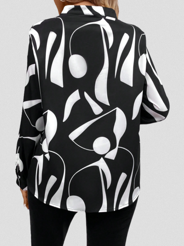LYRA Satin Finish Blouse