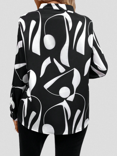 LYRA Satin Finish Blouse