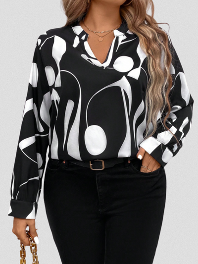 LYRA Satin Finish Blouse