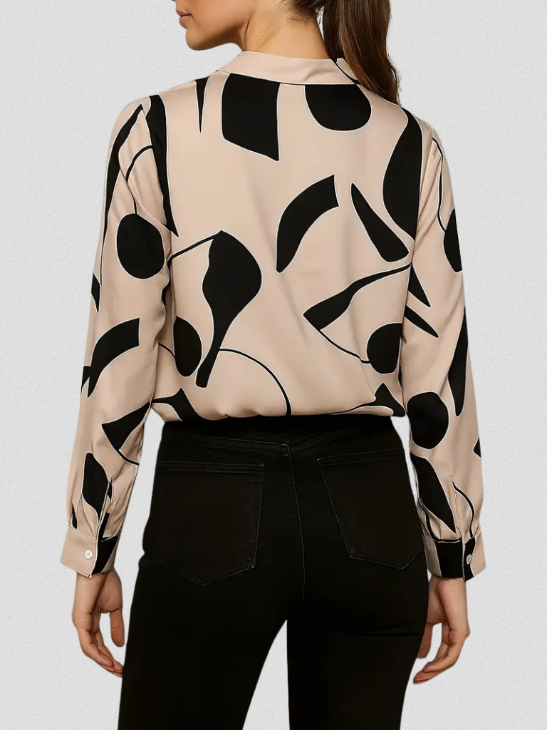 LYRA Satin Finish Blouse