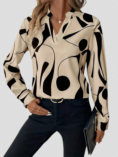 LYRA Satin Finish Blouse