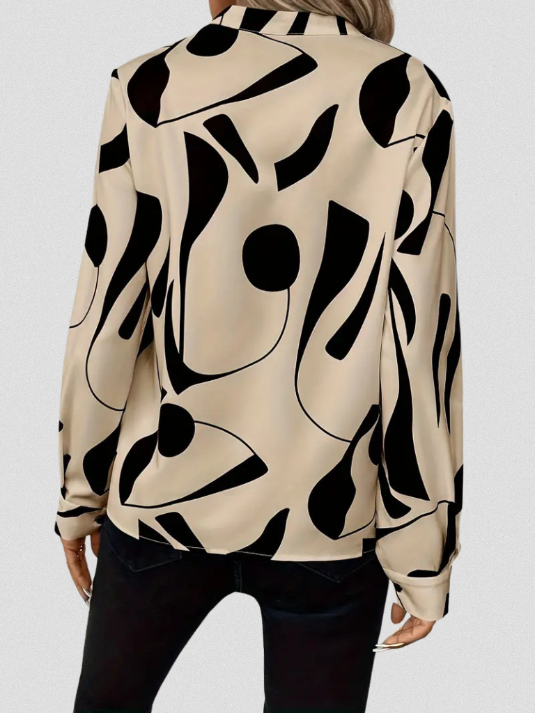 LYRA Satin Finish Blouse