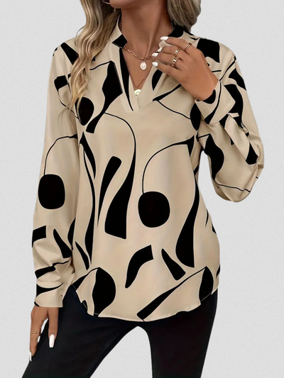 LYRA Satin Finish Blouse