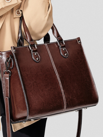 SOPHIE ELEGANT LEATHER HANDBAG