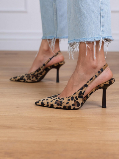 ISABELLE POINTED-TOE SLINGBACK PUMPS
