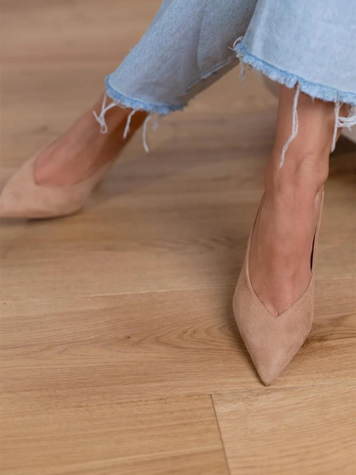 ISABELLE POINTED-TOE SLINGBACK PUMPS