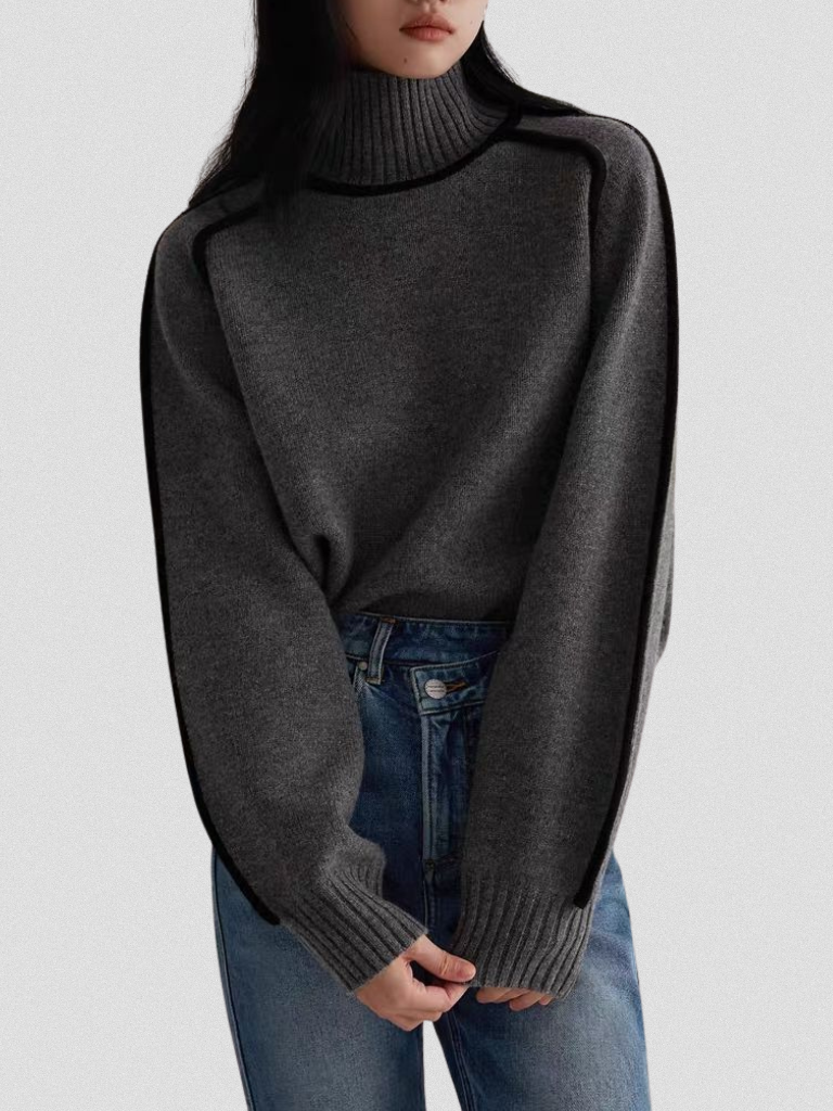 ELOISE CONTRAST SWEATER