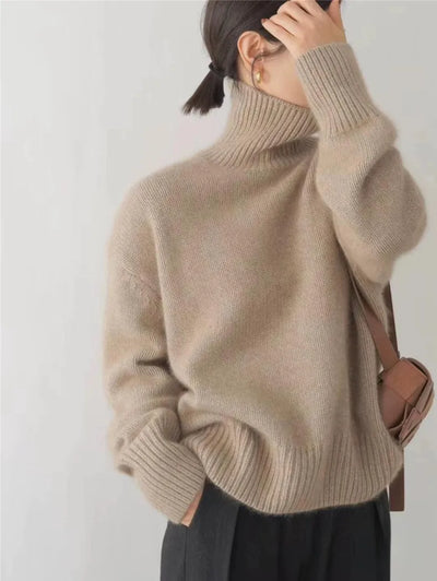MONIKA | High Neck Cashmere Sweater