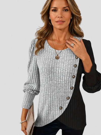 KAIA LONGSLEEVE CASUAL KNIT TOP