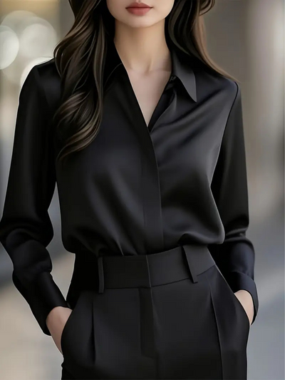 Marielle Satin Finish Blouse