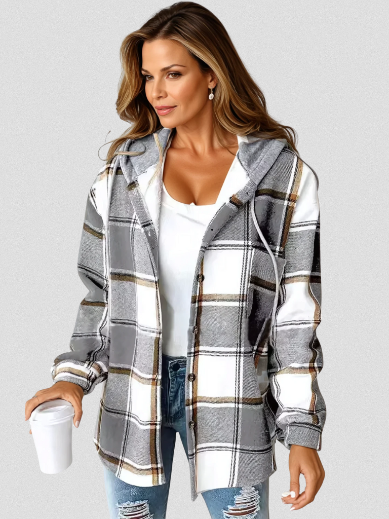 Camden Plaid Hooded Jacket