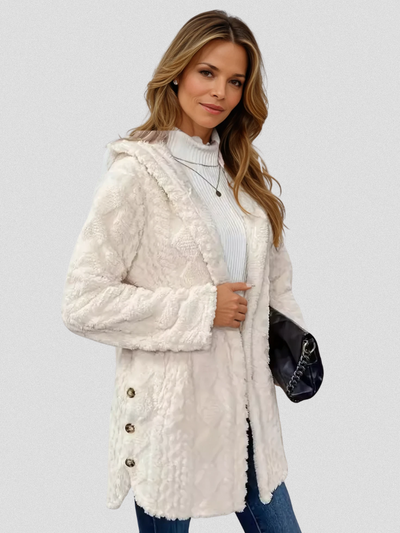 Laura Hooded Cardigan Coat
