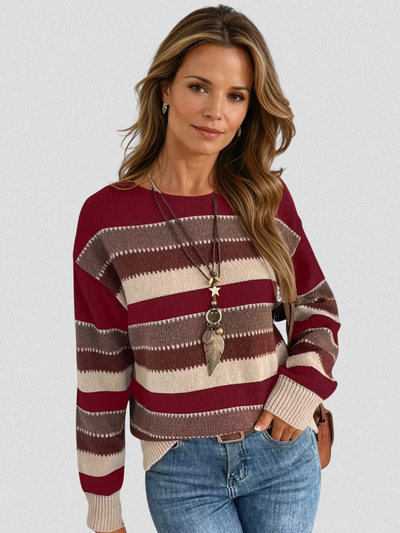 Muted Striped Sweater