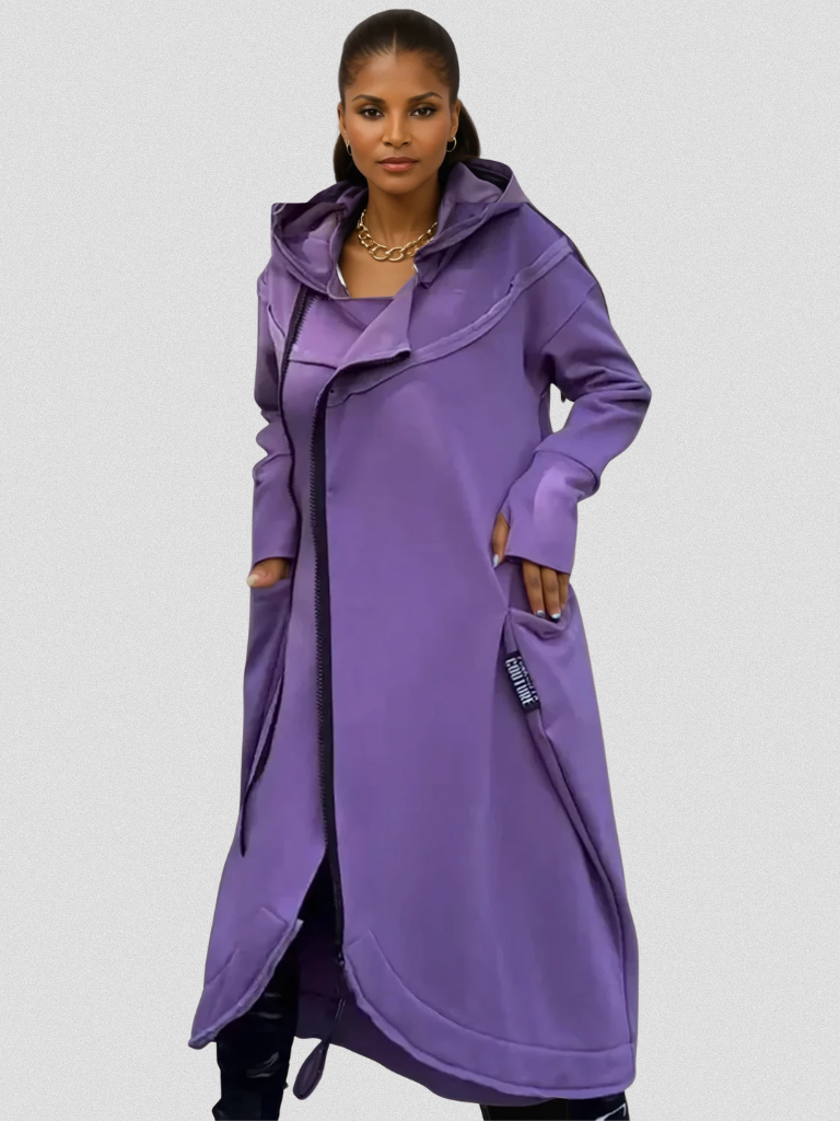 EVILISSE Extended Zip-Up Hoodie