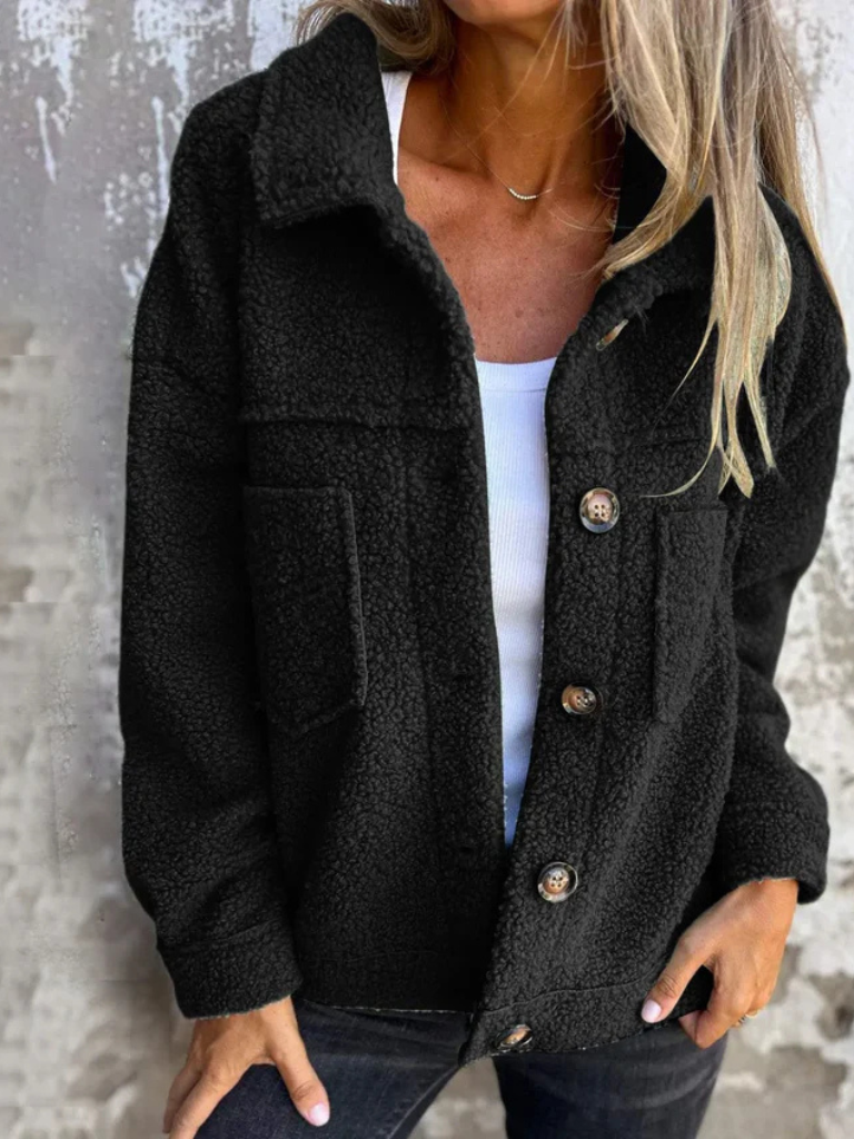 Cozy Sherpa Jacket by Sandra